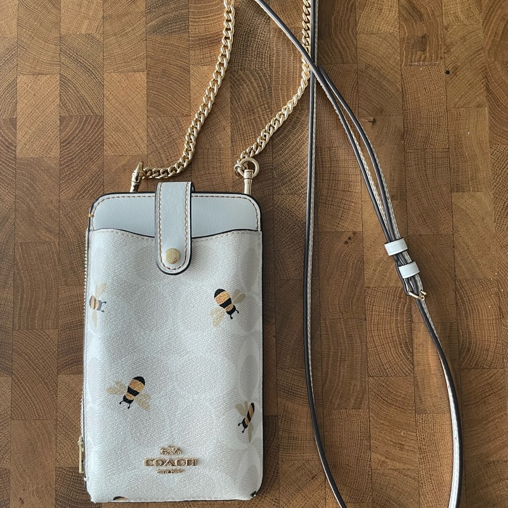 Coach Bee Print Crossbody Bag